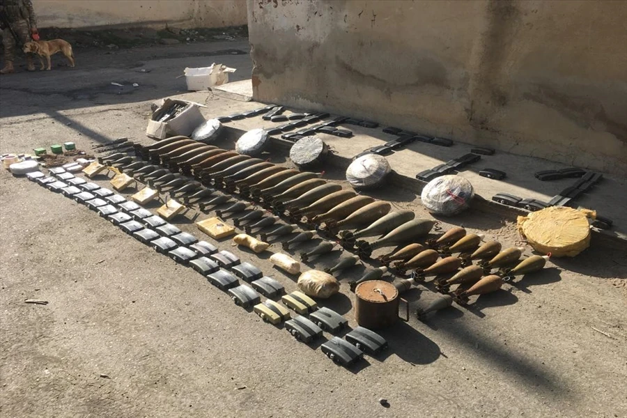 MSB: Terör örgütü PKK/YPG’ye ait patlayıcı maddeler ve mayınlar ele geçirildi